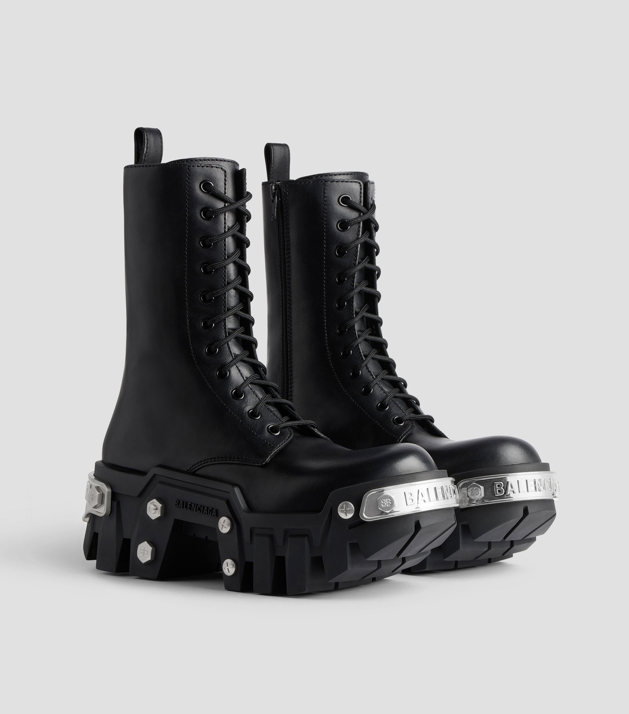 Botas largas con plataforma Hombre